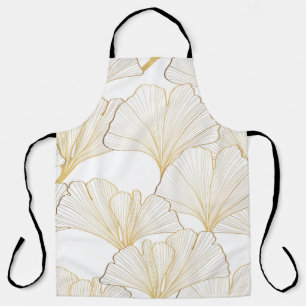 Ginkgo Gold: Luxurious Leaf Arrangement Apron