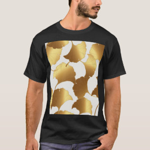 Ginkgo Gold: Luxury Vintage Design. T-Shirt
