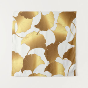 Ginkgo Gold: Luxury Vintage Design. Tapestry