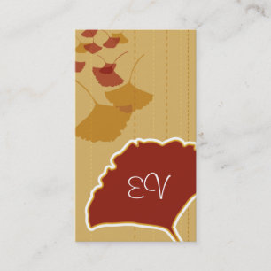 Ginkgo Leaf Biz Card