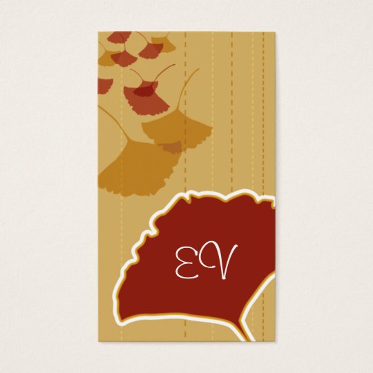 Ginkgo Leaf Biz Card