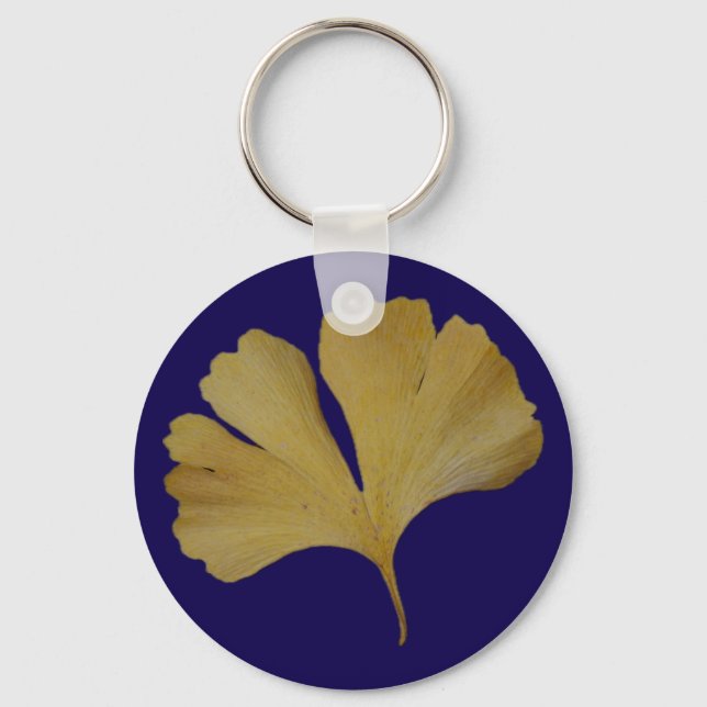 Ginkgo Leaf Key Ring (Front)