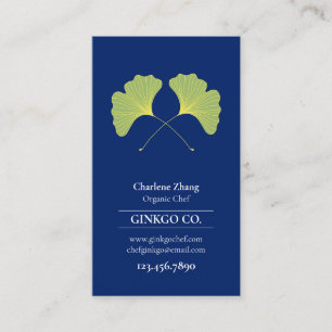 Ginkgo Leaves 1 Business Card