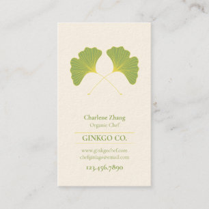 Ginkgo Leaves 2 Business Card