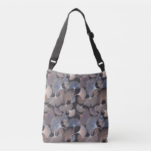 Ginkgo leaves: elegant natural pattern. crossbody bag