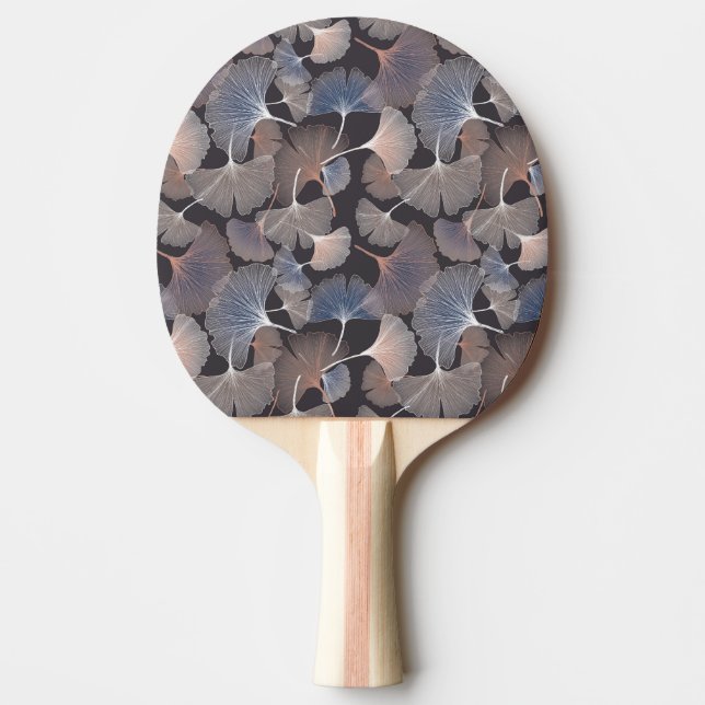 Ginkgo leaves: elegant natural pattern. ping pong paddle (Front)