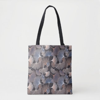 Ginkgo leaves: elegant natural pattern. tote bag
