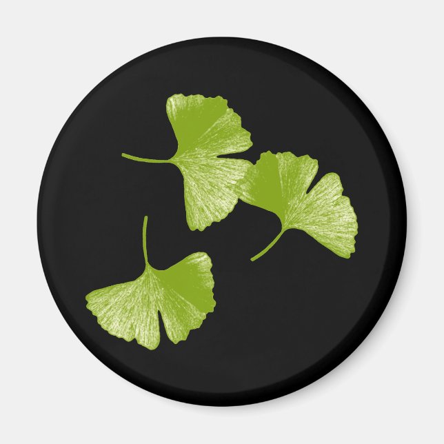 Ginkgo Leaves Magnet (Front)