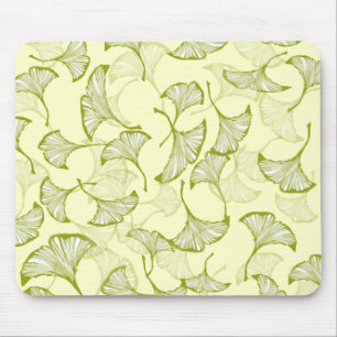 Ginkgo Leaves Mouse Mat