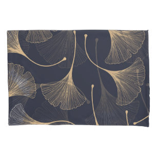 Ginkgo Leaves Seamless Floral Pattern Pillowcase