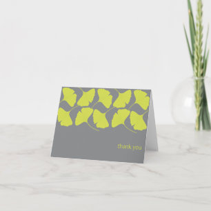 Ginkgo Thank You / Grey Card