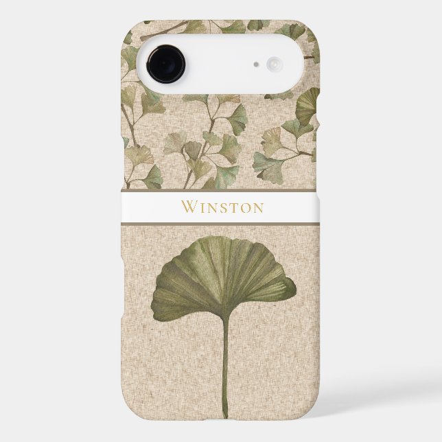 Ginko Pattern EDITABLE TEXT (Back)