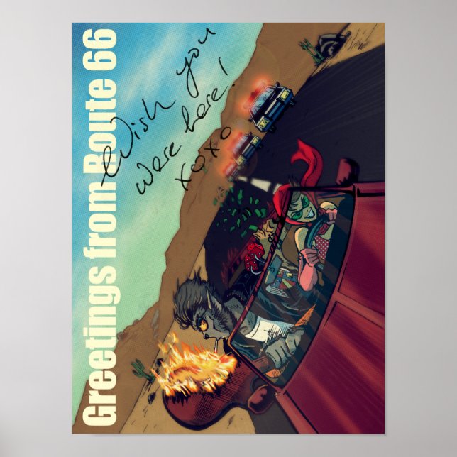 Ginny & Clutch (Greetings From Route 66) Poster (Front)
