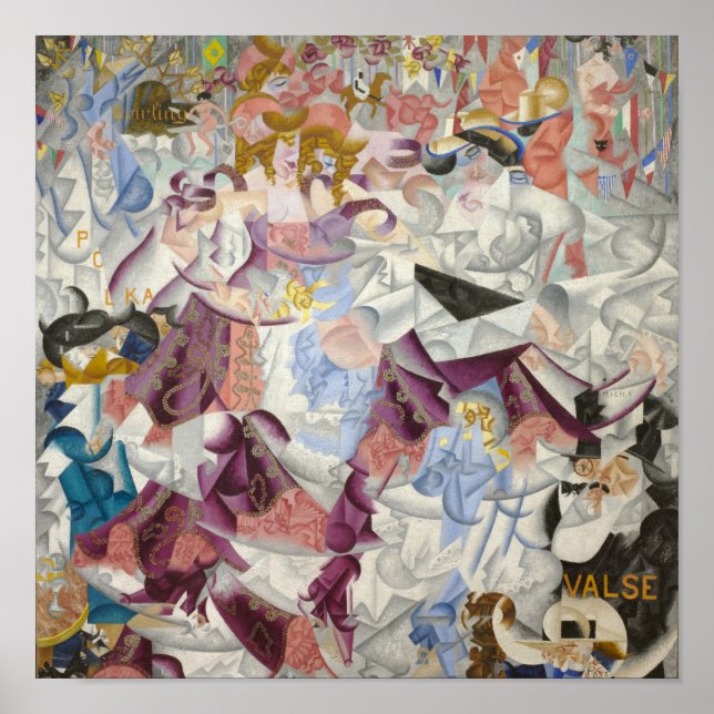 Gino Severini Dynamic Hieroglyphic Poster Print (Front)