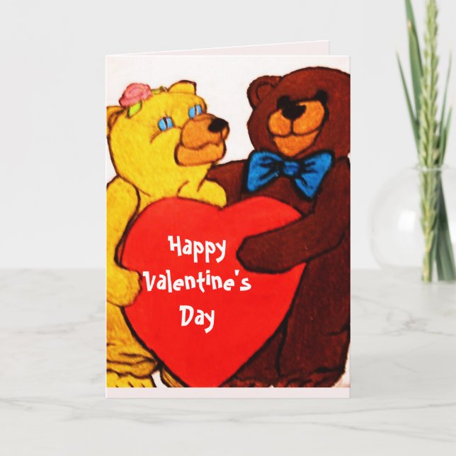 GINORMOUS VALENTINE LOVE  HOLIDAY CARD (Front)