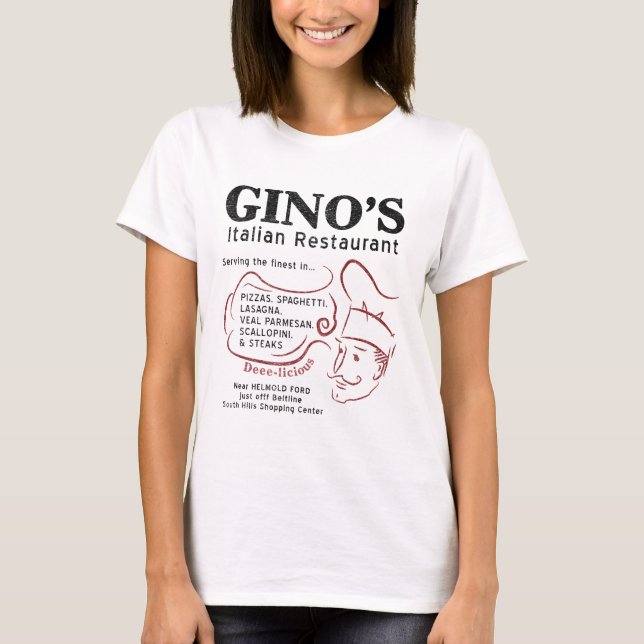 Gino's Italian Restaurant T-Shirt (Front)