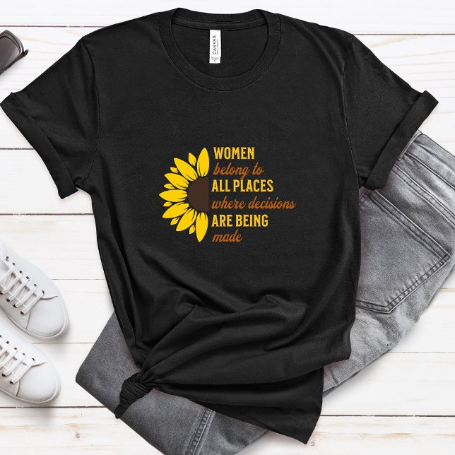 Ginsburg Ruth Bader RGB Sunflower Equality  T-Shirt (Creator Uploaded)