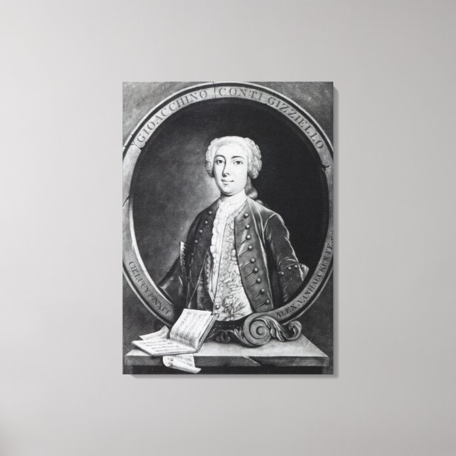 Gioacchino Conti, 'Gizziello', Canvas Print (Front)