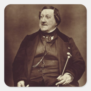 Gioacchino Rossini (1792-1868) from 'Galerie Conte Square Sticker