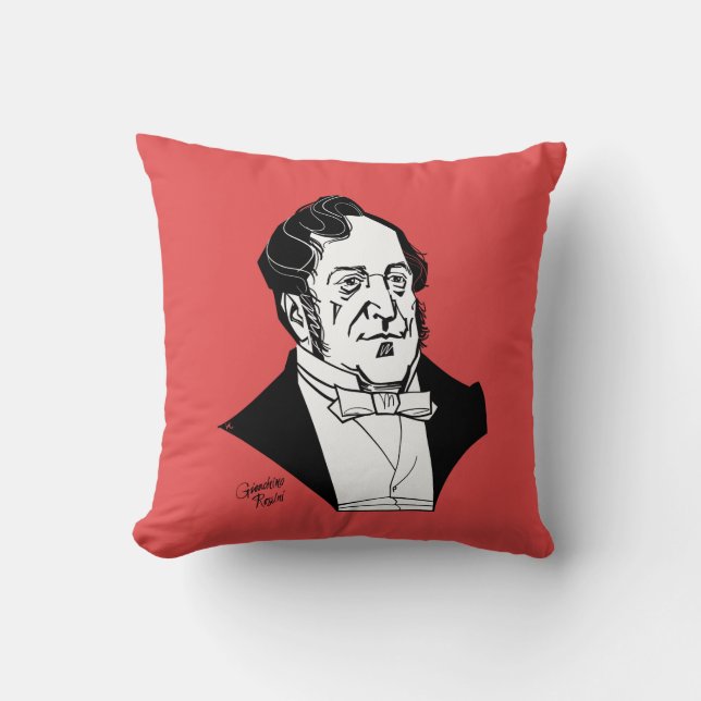 Gioachino Rossini Cushion (Front)