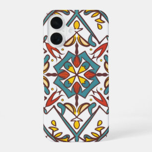 giometric mosaic, Mandala Pattern iPhone 16 Case