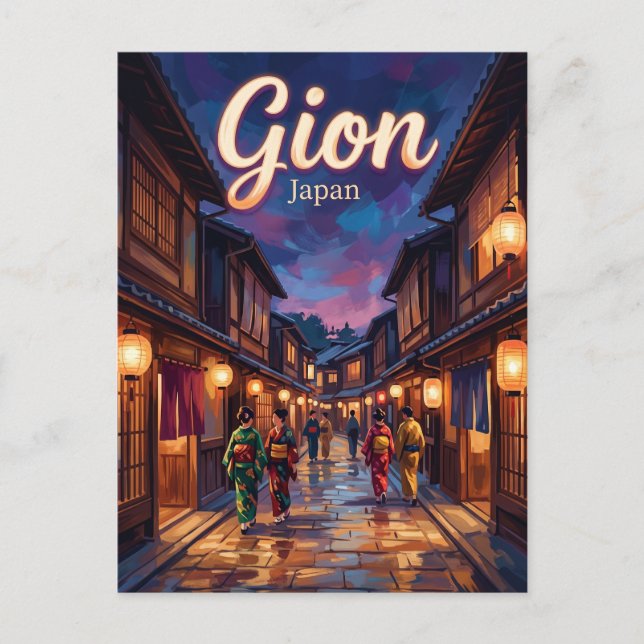 Gion Japan Postcard (Front)