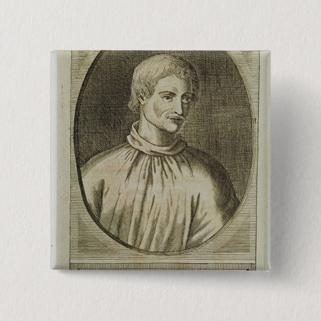 Giordano Bruno 15 Cm Square Badge (Front)
