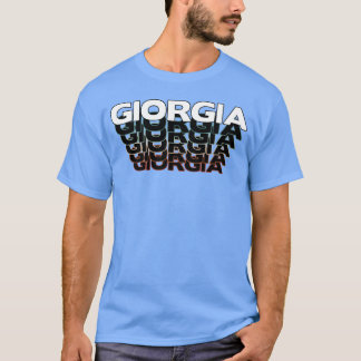 Giorgia Funny Retro Vintage Sunset Giorgia 80s 90s T-Shirt