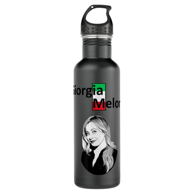 Giorgia Meloni “Brothers of Italy”  710 Ml Water Bottle (Front)
