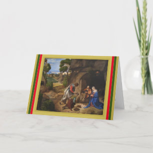 Giorgione Adoration of the Shepherds  Holiday Card