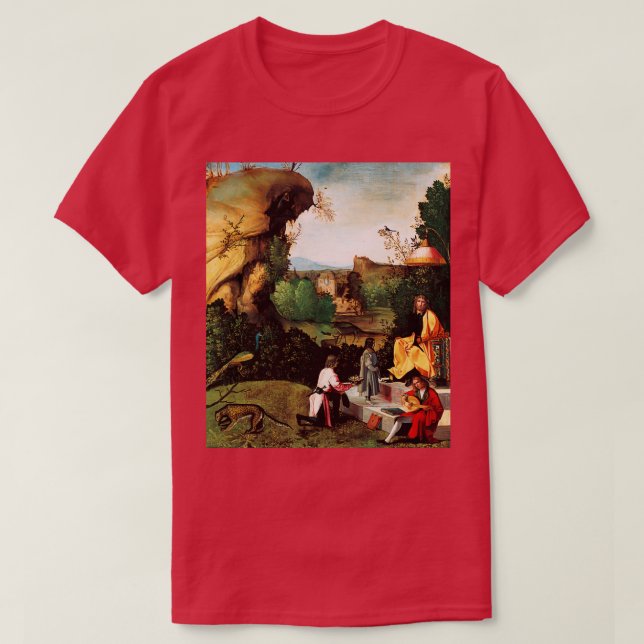 Giorgione quotTribute to a poetquot T-Shirt (Design Front)