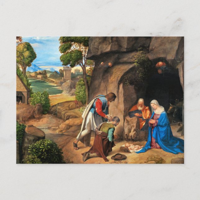 Giorgione - The Adoration of the Shepherds Postcard (Front)