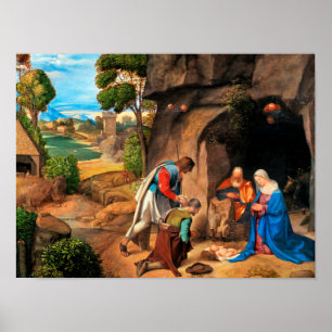 Giorgione - The Adoration of the Shepherds Poster
