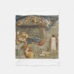 Giotto di Bondone The Nativity Fine Art Collection Fleece Blanket