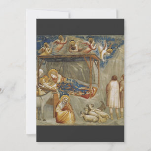 Giotto di Bondone The Nativity Fine Art Collection Invitation