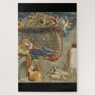 Giotto di Bondone The Nativity Fine Art Collection Jigsaw Puzzle