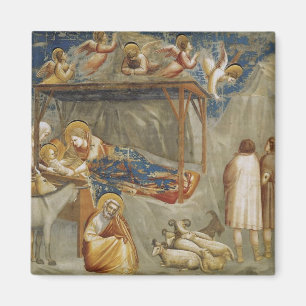 Giotto di Bondone The Nativity Fine Art Collection Magnet