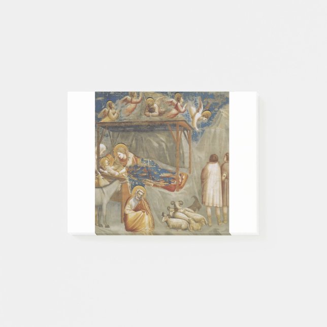 Giotto di Bondone The Nativity Fine Art Collection Post-it Notes (Front)