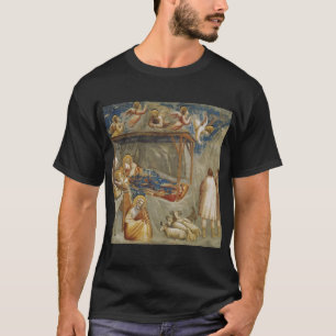 Giotto di Bondone The Nativity Fine Art Collection T-Shirt