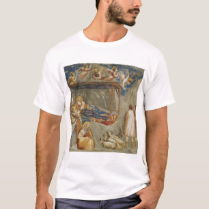 Giotto di Bondone The Nativity Fine Art Collection T-Shirt