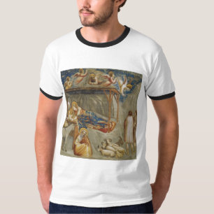 Giotto di Bondone The Nativity Fine Art Collection T-Shirt