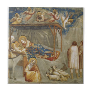 Giotto di Bondone The Nativity Fine Art Collection Tile
