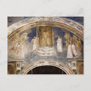 Giotto: God Sends Gabriel to the Virgin Postcard
