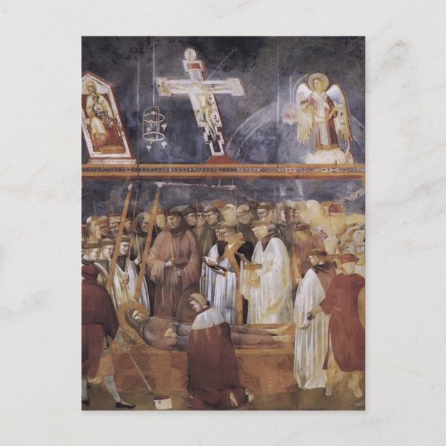 Giotto: St. Jerome Checking the Stigmata Postcard (Front)