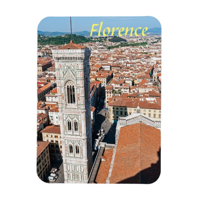Giotto's Campanile - Florence, Tuscany, Italy Magnet (Vertical)