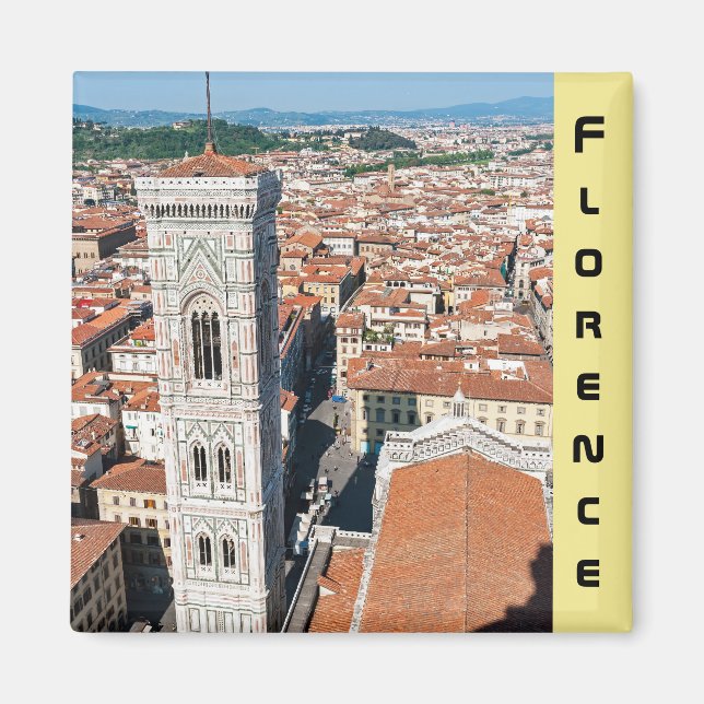 Giotto's Campanile - Florence, Tuscany, Italy Magnet (Front)