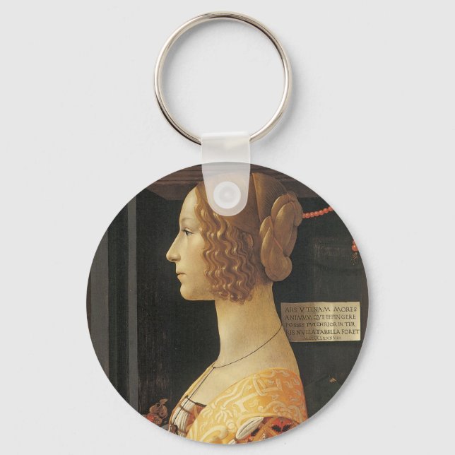 Giovanna degli Albizzi Tornabouni Key Ring (Front)