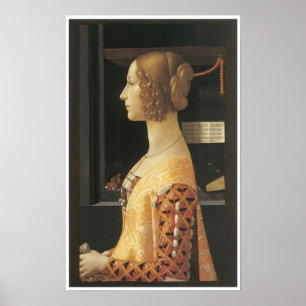 Giovanna degli Albizzi Tornabuoni, c. 1488 Poster