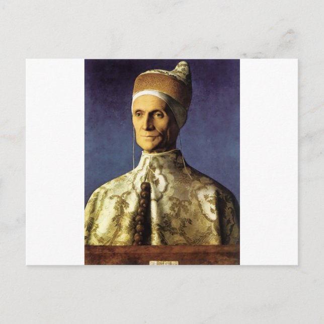 Giovanni Bellini Portrait of Doge Leonardo Loredan Postcard (Front)