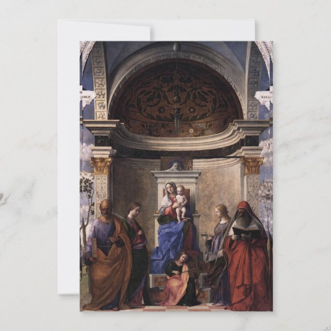 Giovanni Bellini - San Zaccaria Altarpiece Invitation (Front)